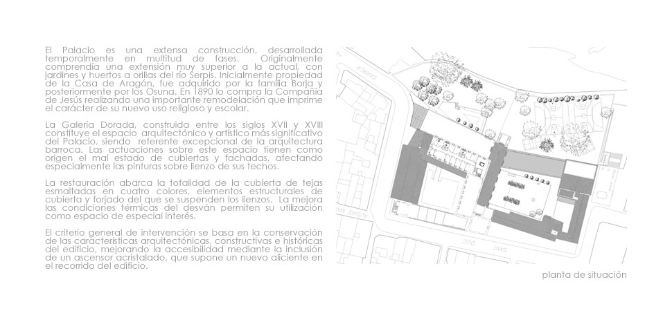 restauración de las cubiertas de la galería dorada y fachada del patio de las cañas y rehabilitación de la planta tercera del palau ducal de gandia (14)