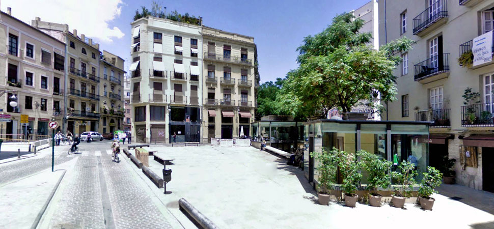 reurbanización del eje bolsería portal nou en valencia (3)