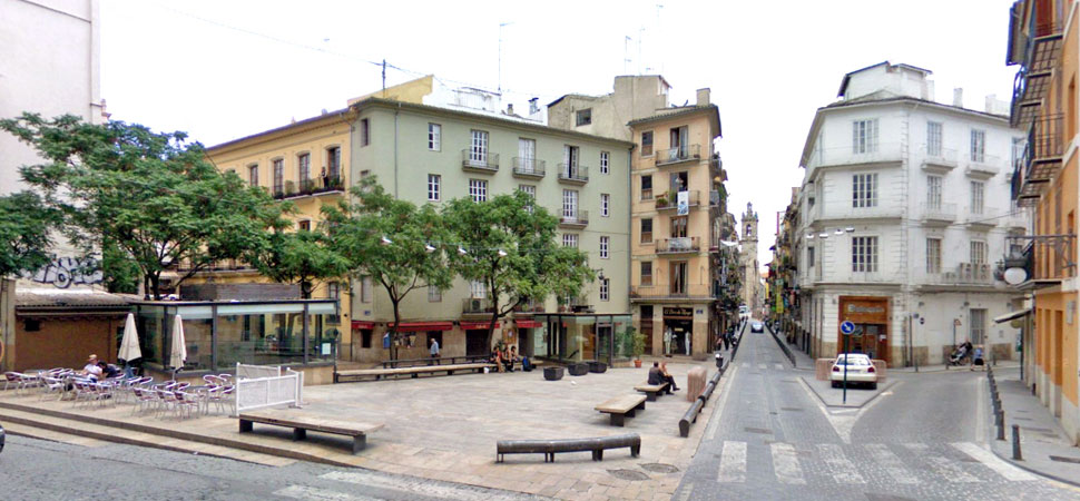 reurbanización del eje bolsería portal nou en valencia (4)