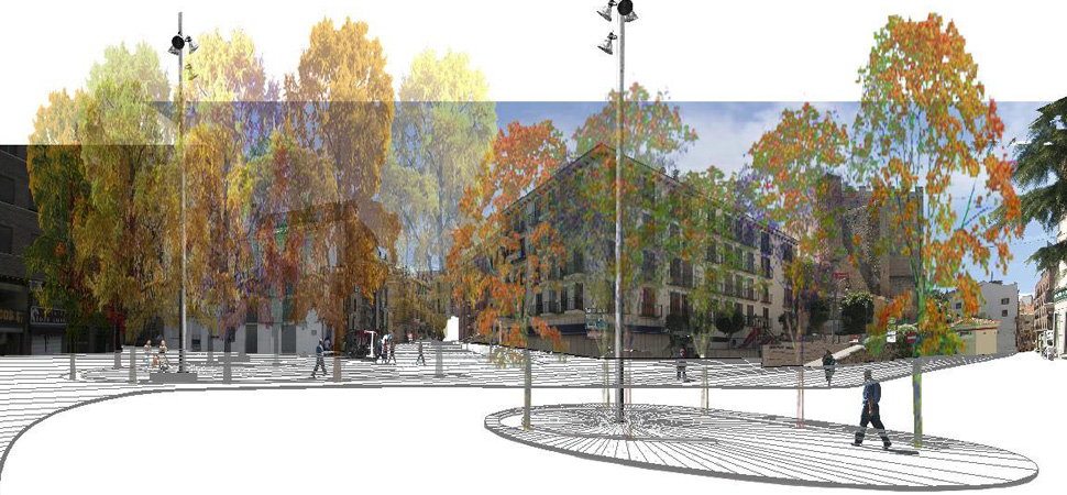 concurso de ideas ordenación de las plazas del portal y españa y de la calle del peso, requena (2)