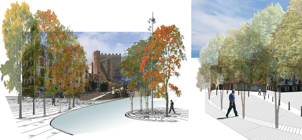 concurso de ideas ordenación de las plazas del portal y españa y de la calle del peso, requena (3)